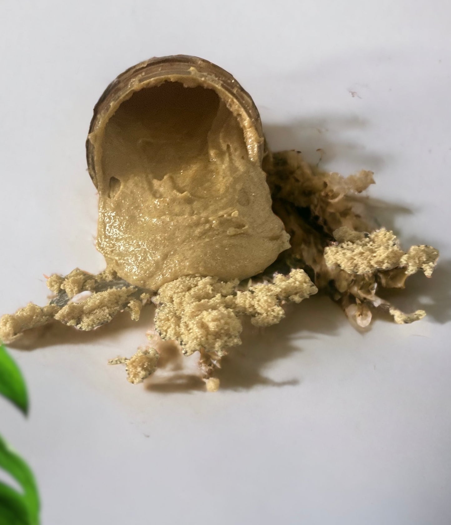 Showing Nalim’s Aroma Brightening sugar scrub consistency