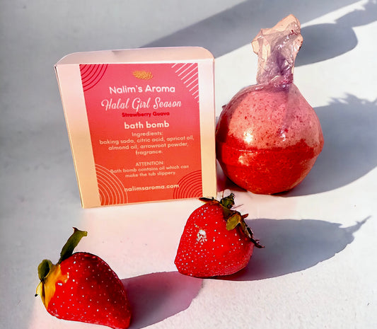 Halal Girl Season (Strawberry Guava) Bath bomb