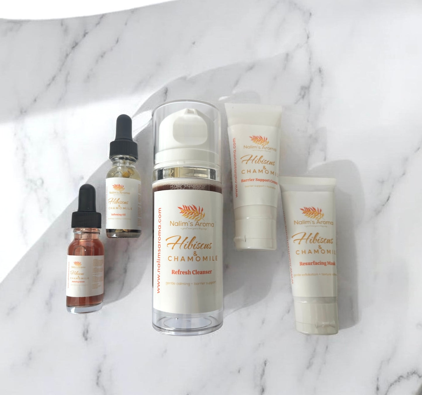 Hibiscus & Chamomile  Hydration & Barrier Restoration System