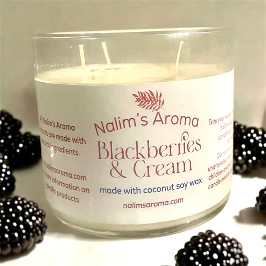 Blackberries & Cream Essential Candle