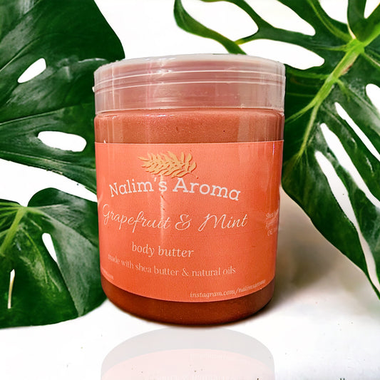 Nalim’s Aroma Grapefruit and Mint scented body butter