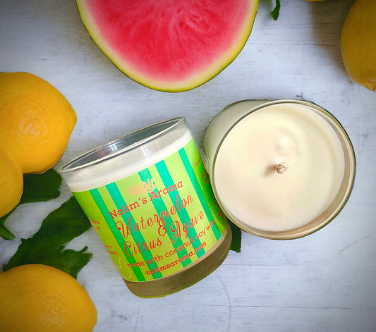 Nalim’s Aroma Watermelon and Citrus  Agave Scented Candle